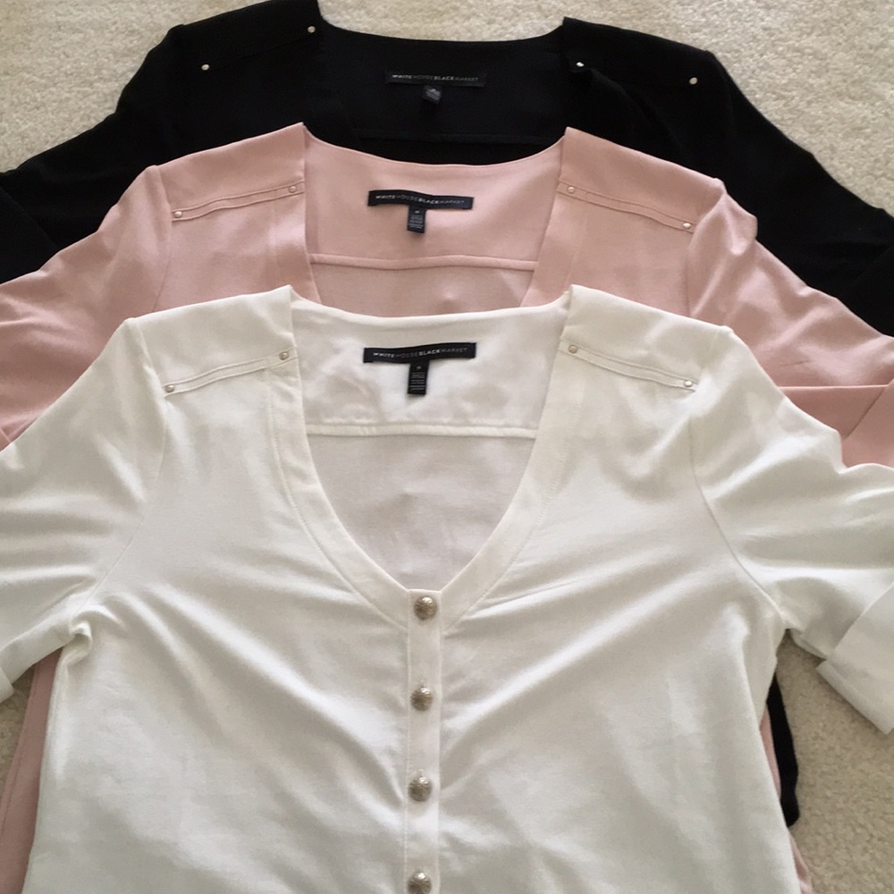 Whithouse Black Market short sleeve tops